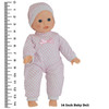 14 inch Soft Body Caucasian Baby Doll - Newborn Dolls for Girls with Doll Pacifier