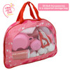 50Piece Baby Doll Feeding & Caring Accessory Set in Zippered Carrying Case - Accessories for Dolls