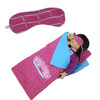 18 Inch doll Travel Case - Includes Doll sleepover set with 9 doll accessories