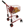 Toy Shopping Cart for Kids and Toddler - Includes Food - Folds for Easy Storage Metal Frame