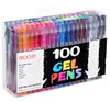 Moore: Premium Art Color Gel Pens Set of 100 pcs for Adults Coloring Books Drawing Painting Writing (No Duplicates)