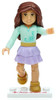 Mega Construx American Girl Series 1  -Blue Shirt & Purple Skirt Collectible Figure