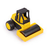 PlayKidIz Set of 4 Heavy Toy Construction Trucks - Dump Truck, Road Roller, Bulldozer and Tractor, for Age 3 On Up