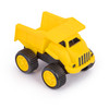 PlayKidIz Set of 4 Heavy Toy Construction Trucks - Dump Truck, Road Roller, Bulldozer and Tractor, for Age 3 On Up