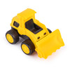 PlayKidz Set of 4 Heavy Toy Construction Trucks - Dump Truck, Road Roller, Bulldozer and Tractor, for Age 3 On Up