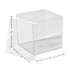 Clear Acrylic Boxes 4x 4x4 (2 Pack)