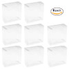 Clear Plastic Candy Boxes 6x6x2.5 (8 Pack)