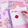 Hello Kitty All-in-One DIY Scrapbook by Horizon Group USA,Includes Over 400 Scrapbooking Essentials.Scrapbook,Sheets,Envelopes,Decorative Accessories,Stickers,Scissors,Stamps,Glue & Sequins Included