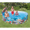 Intex Deep Sea Blue SnapSet Kiddie Swimming Pool - 8 Foot  x 18 Inch