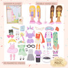 Story Magic Wooden Dress-Up Doll by Horizon Group USA, Dress Up Magnetic Wood Double Sided Doll, Over 40 Outfit and Accessory Pieces, Creative Pretend Play, Perfect for Ages 4+