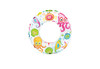 Intex Recreation 59230EP Lively Print Swim Ring 20", assorted designs