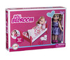 playkidiz Mini Doll Bedroom Playset: Pretend Play Mini Doll with Super Durable Bed, Mirror, and Chair for Children's Doll house or just Fun Play.