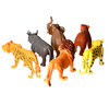 Animal Figures, Jumbo Jungle Animal Toy Set 12 Pieces, Playkidz toys Realistic Wild Vinyl Animals for Kids, Toddler, Child, Plastic Animal Party Favors Learning Forest Farm Animal Toys Playset.