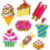 Perler H20 Water Fuse Beads Sweet Treats Kids Craft Activity Kit, 709 pcs