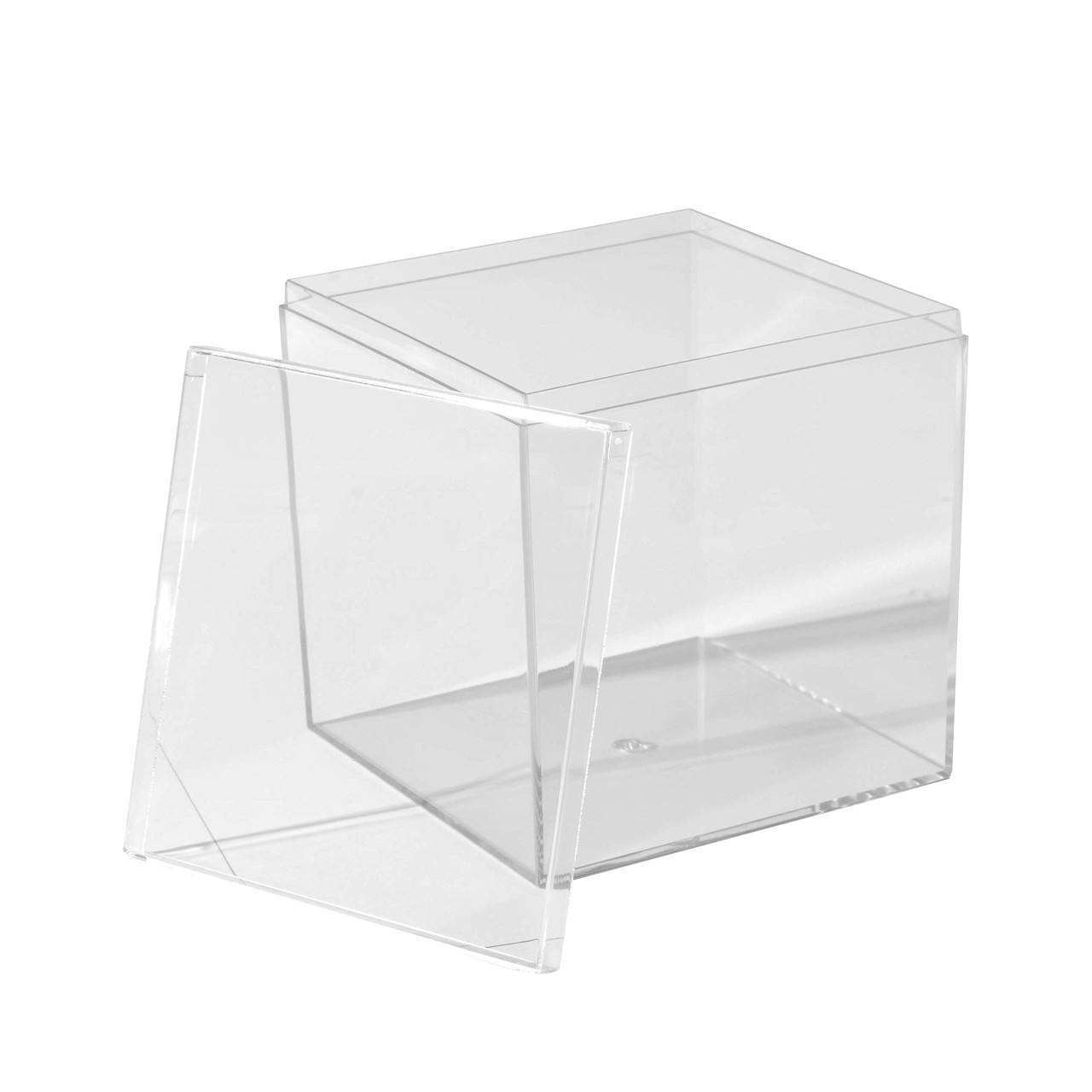 Clear Acrylic Boxes 4x 4x4 (2 Pack) Toys 4 U