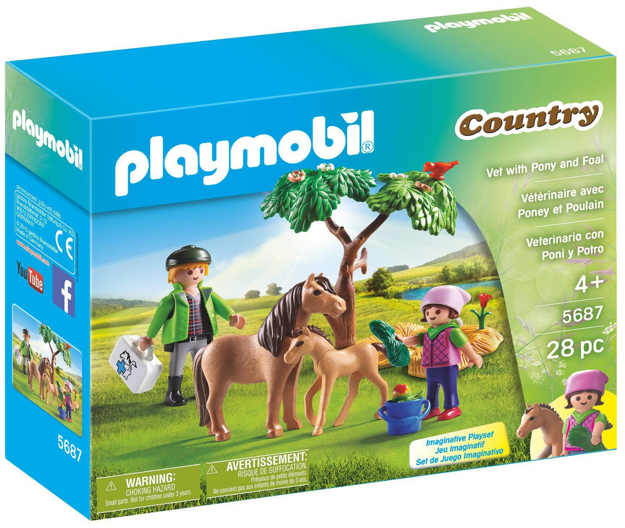 PLAYMOBIL Vet with Pony and Foal - Toys 4 U