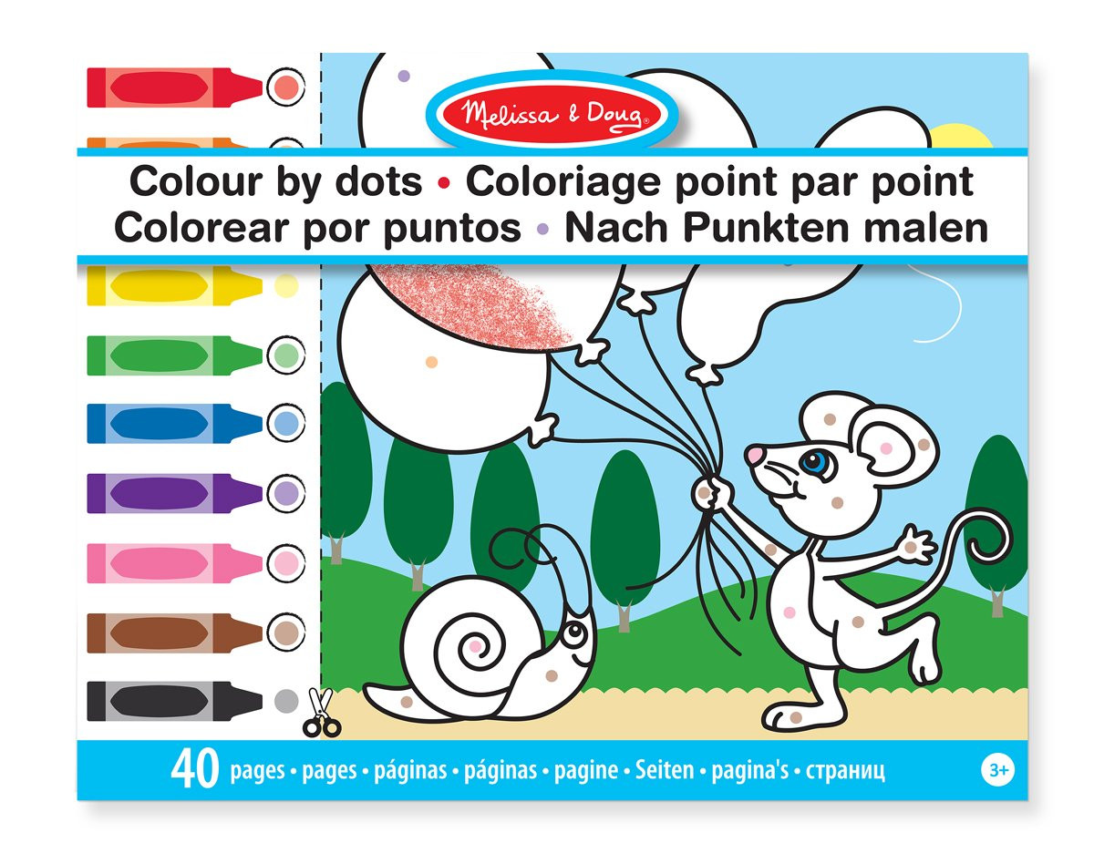 melissa and doug color by dots