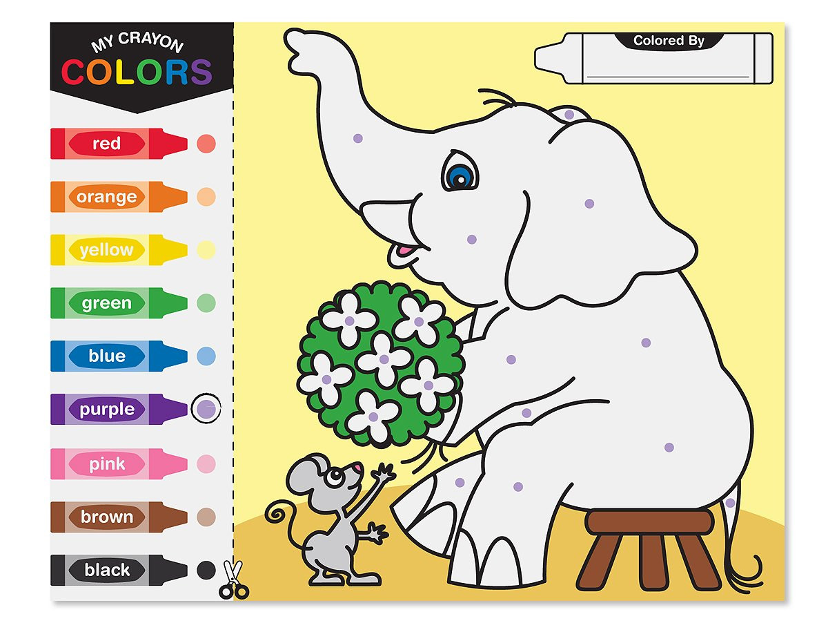 melissa and doug color by dots