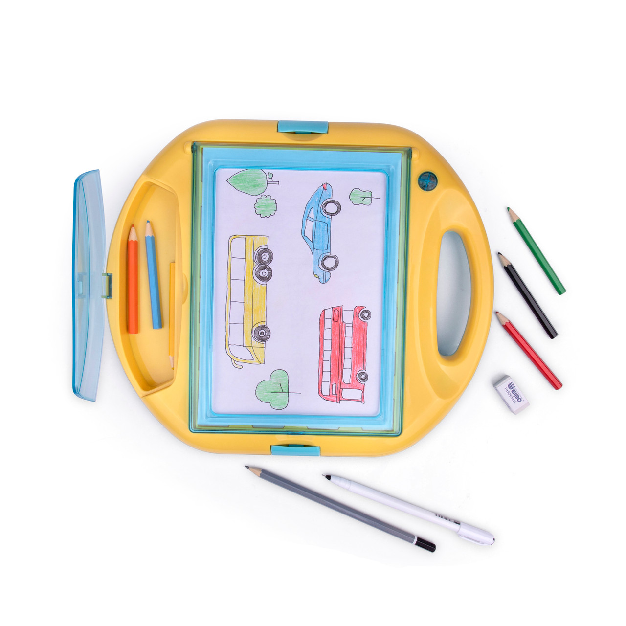 Playkidz Colorate Light Up Tracing Tablet, Creative Coloring Pad for