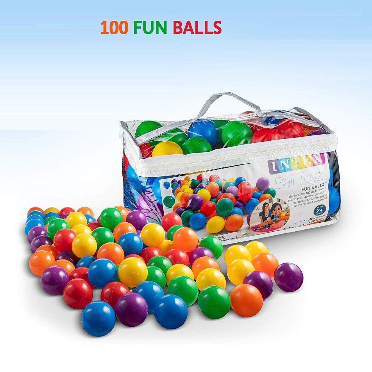 intex plastic balls