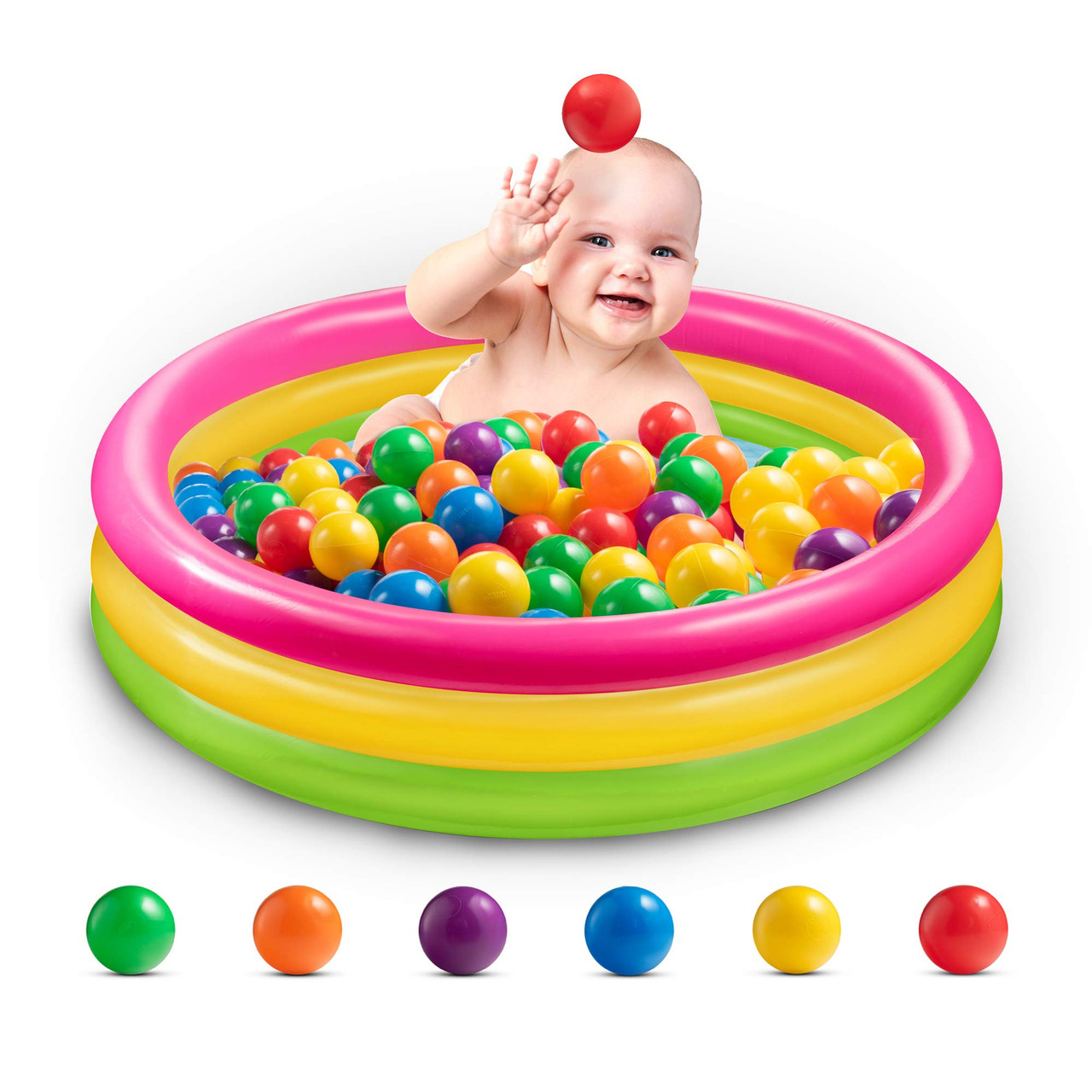 intex plastic balls