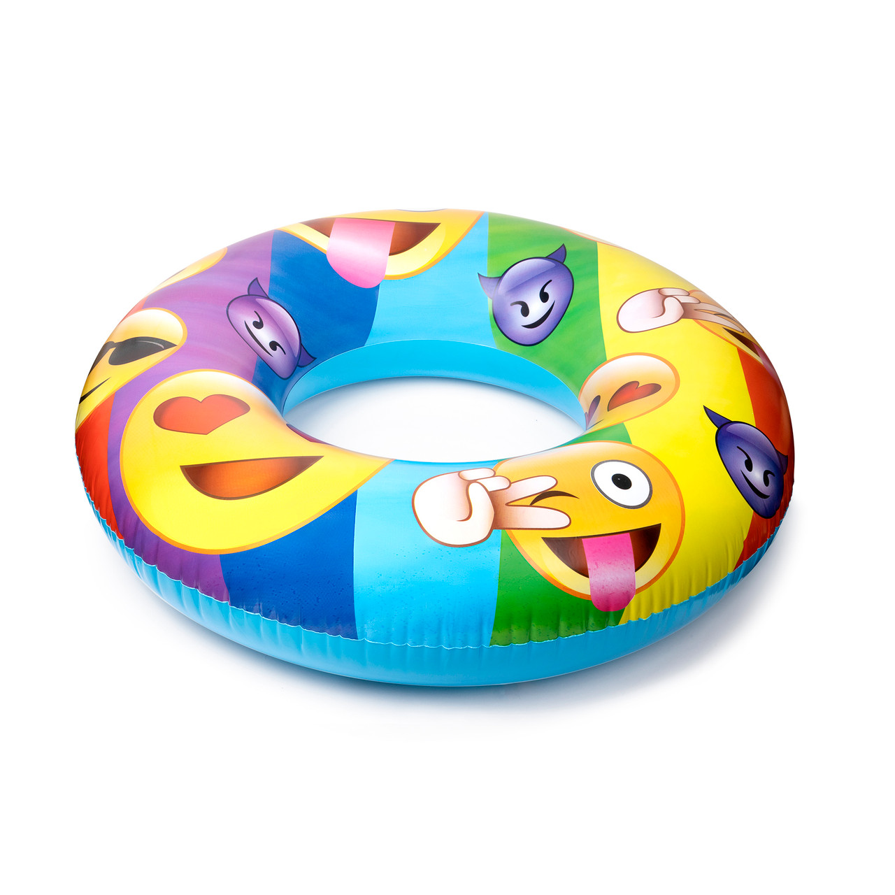 Sporting Goods Inflatable Emojis Swim Ring Beach Lake River Pool Float