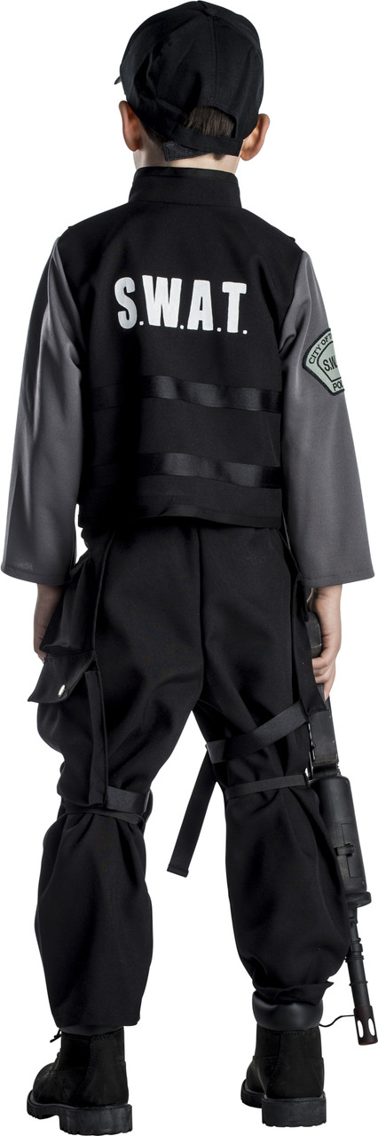 Kid's Jr. SWAT Team Costume by Dress Up America - Toys 4 U