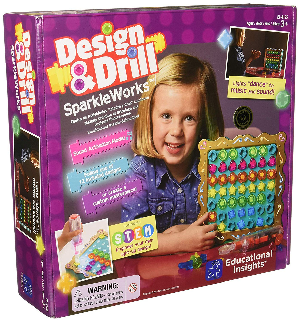 design and drill light up
