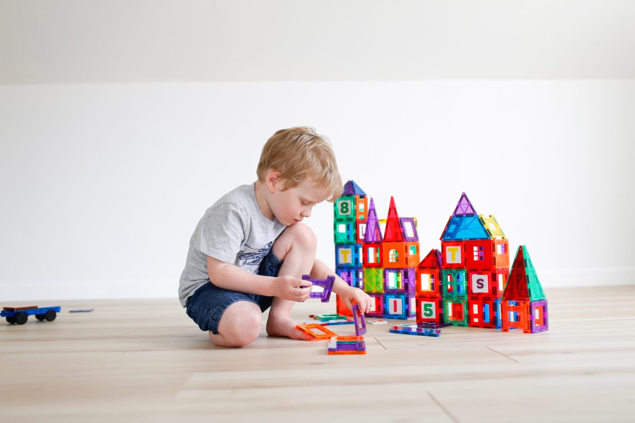 Playmags 28 Piece Dome Set: Now with Stronger Magnets, Sturdy, Super  Durable with Vivid Clear Color Tiles. - Toys 4 U