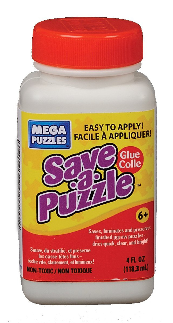 PuzzleWorx Easy-On Applicator Puzzle Glue, Pack of 2, Non Toxic Clear