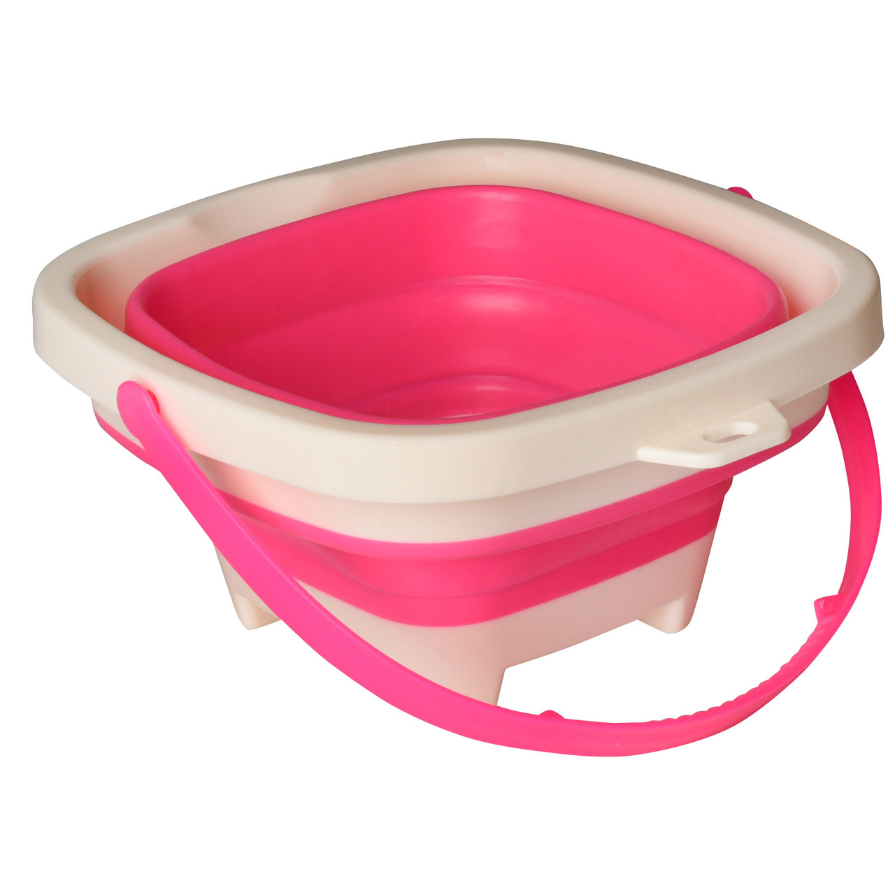 Collapsible Bucket with handle Cleaning Beach Portable Outdoor
