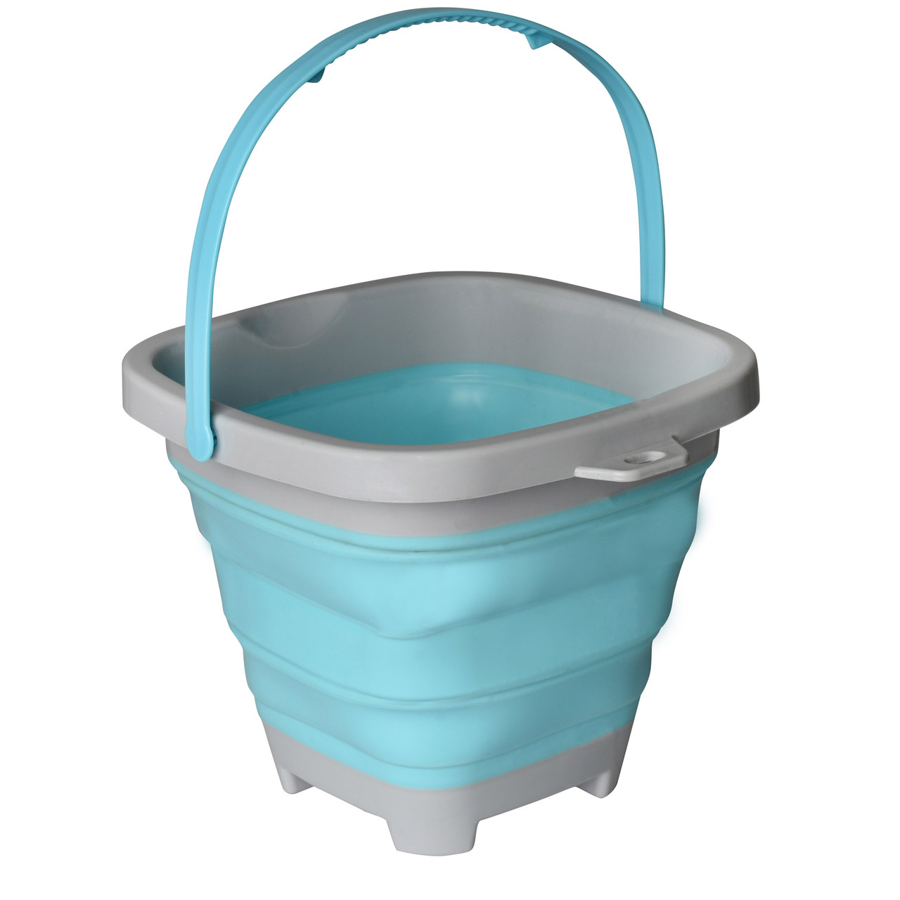 Foldable Pail Bucket Collapsible Buckets Multi Purpose for Beach, Camp