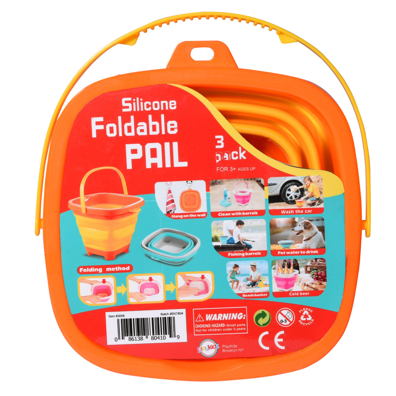 indoor Collapsible Barrel Foldable Pail Storage New Folding Bucket Outdoor