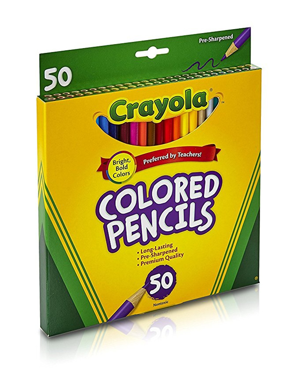 Crayola Colored Pencils, 50 Count, Adult Coloring - Toys 4 U