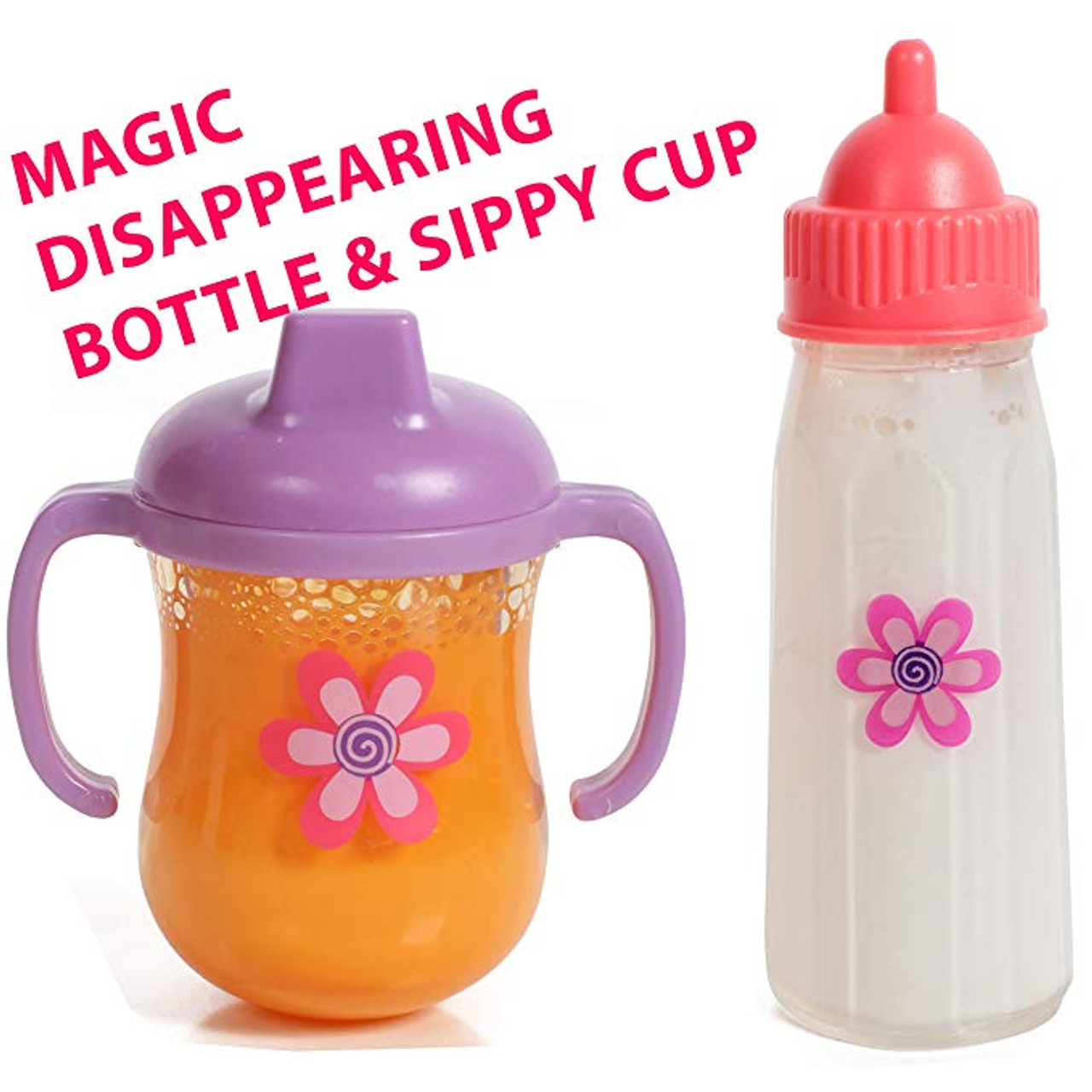 baby doll bottles with disappearing milk