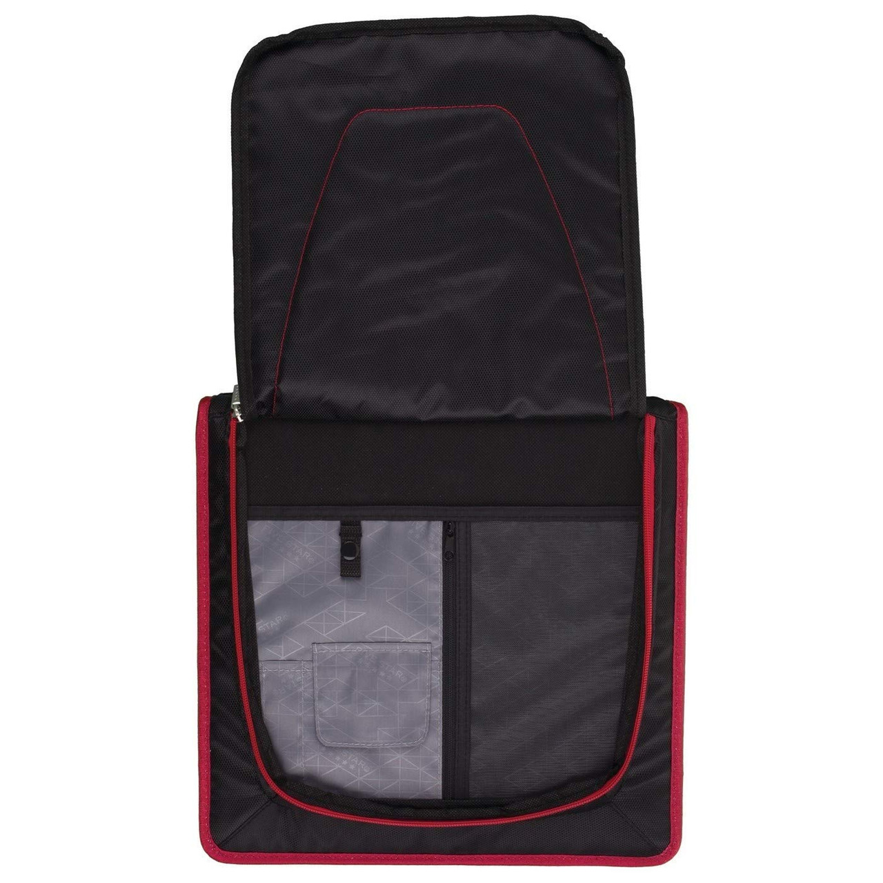 Red//Black Five Star Zipper Binder 2 530 Sheet Capacity 3-1//2 X 12 X 12-3//4 2017007