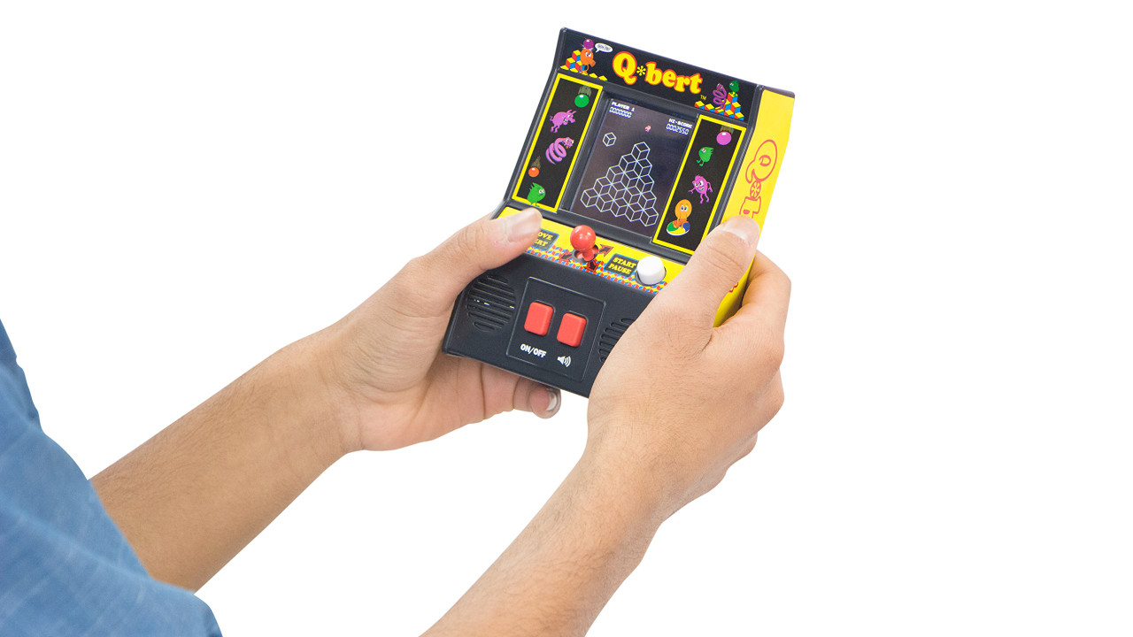 Arcade Classics - Q'Bert Retro Mini Arcade Game - Toys 4 U