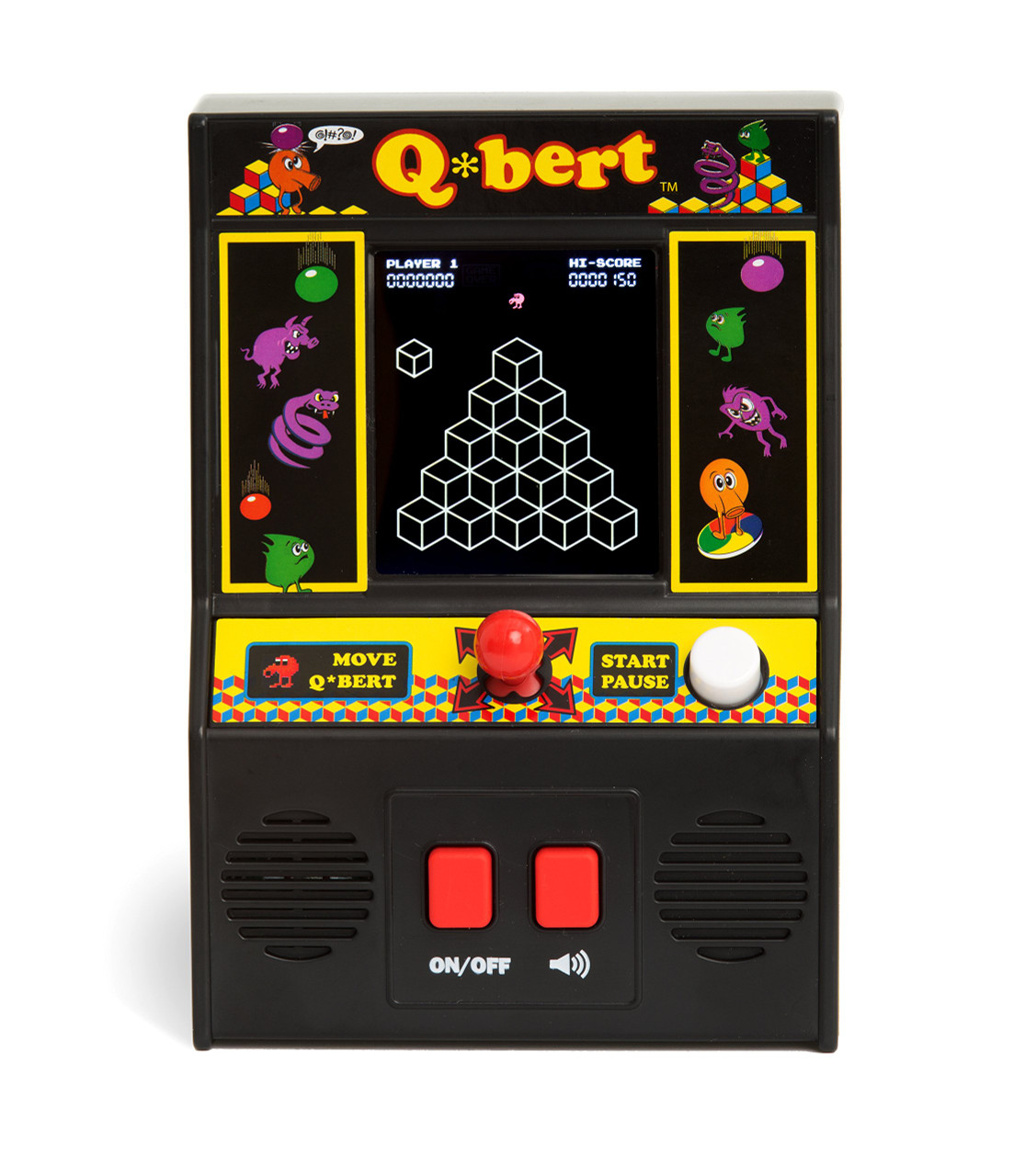 Arcade Classics - Q'Bert Retro Mini Arcade Game - Toys 4 U
