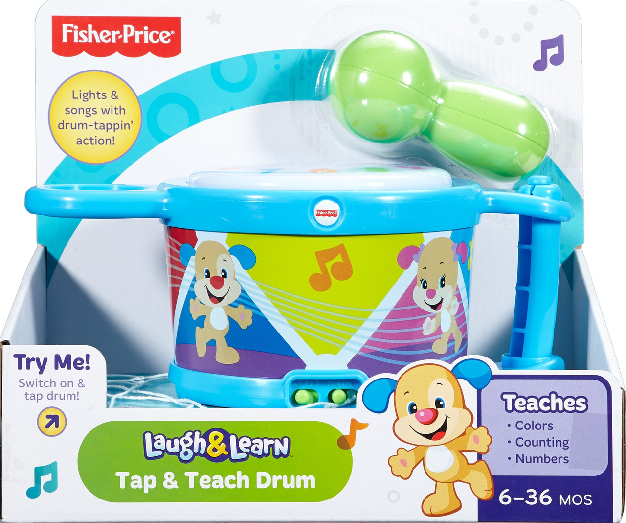 fisher price light up drum