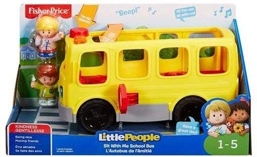 Fisher-Price Replacement Boy Figure With Backpack - For Little People Sit With Me School Bus Playset DJB52