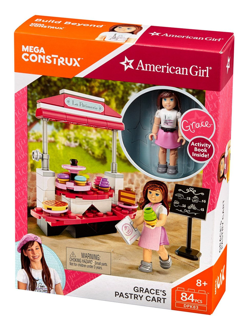 american girl grace pastry cart