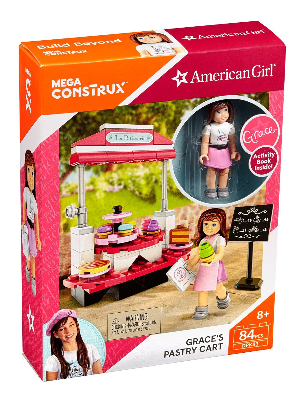 american girl grace pastry cart