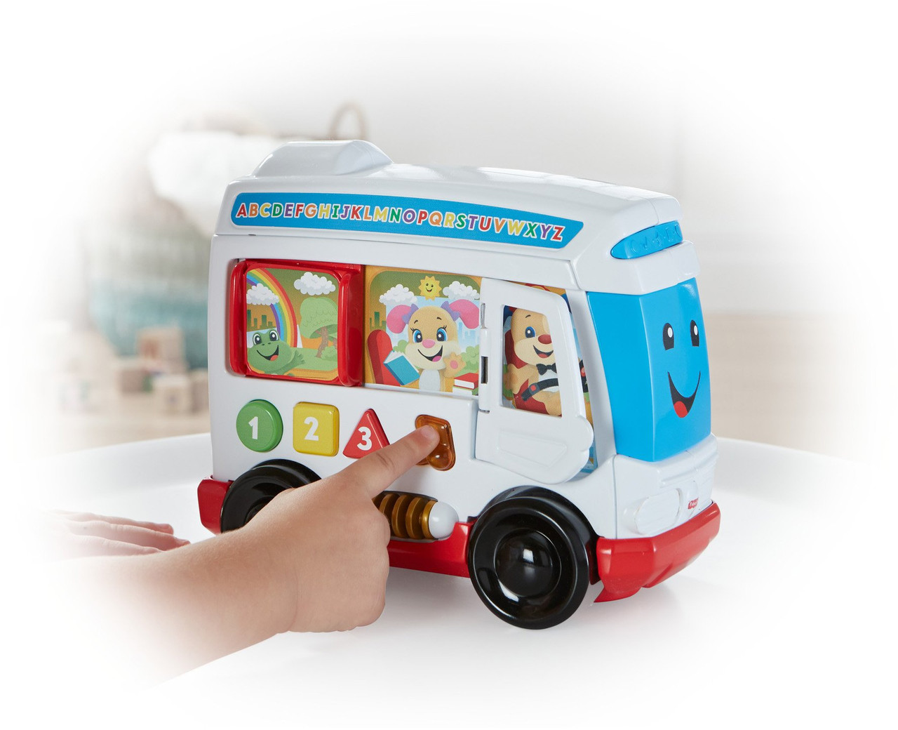 fisher price laugh and learn around town bus