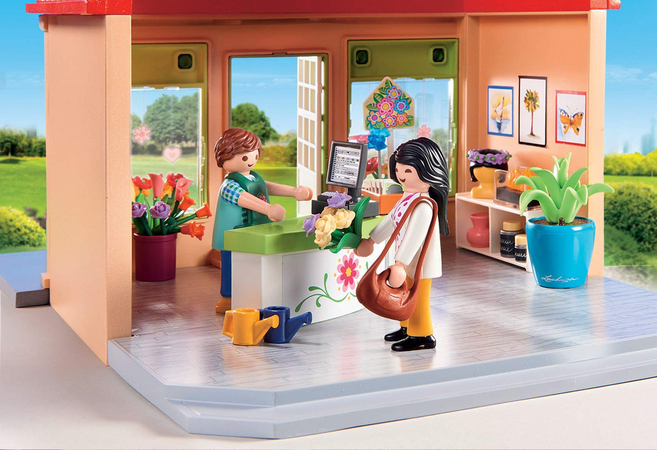 Playmobil My Flower Shop Playset, Colourful (70016) - Toys 4 U