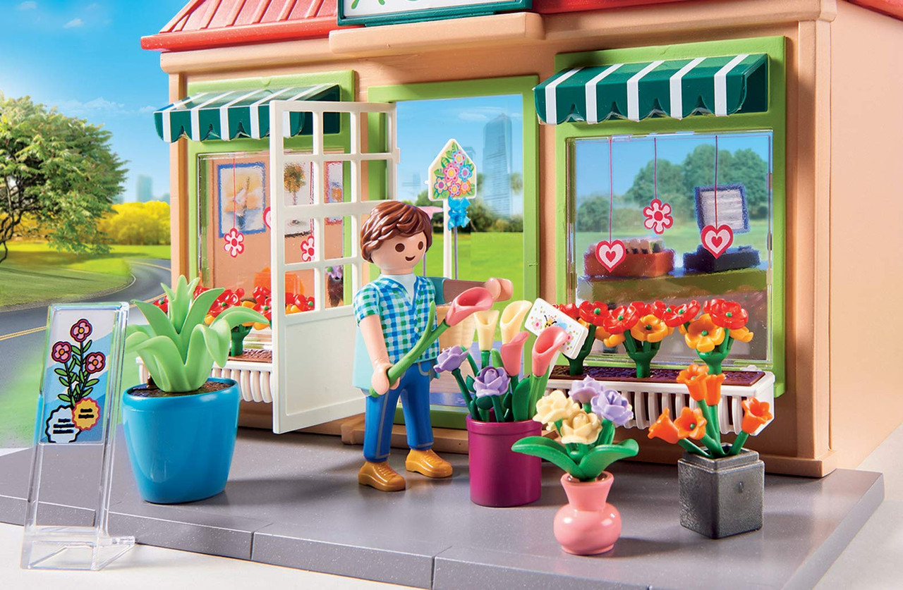 Playmobil My Flower Shop Playset, Colourful (70016) - Toys 4 U