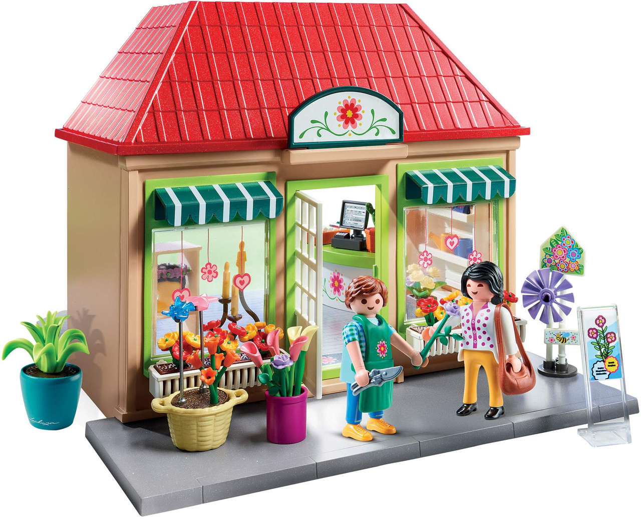 Playmobil My Flower Shop Playset, Colourful (70016) - Toys 4 U