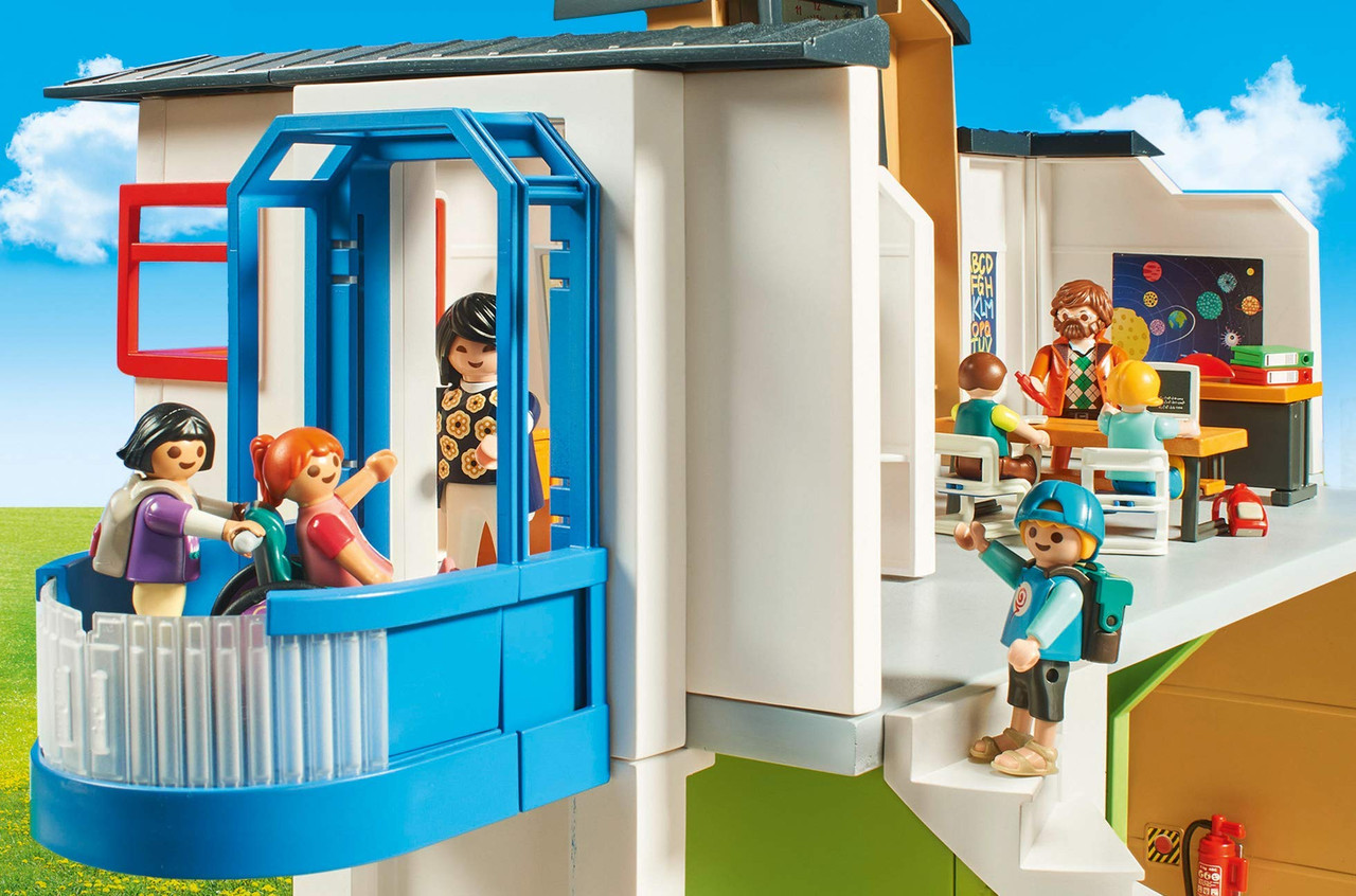 Furnished School Building - Playmobil in the City 4324