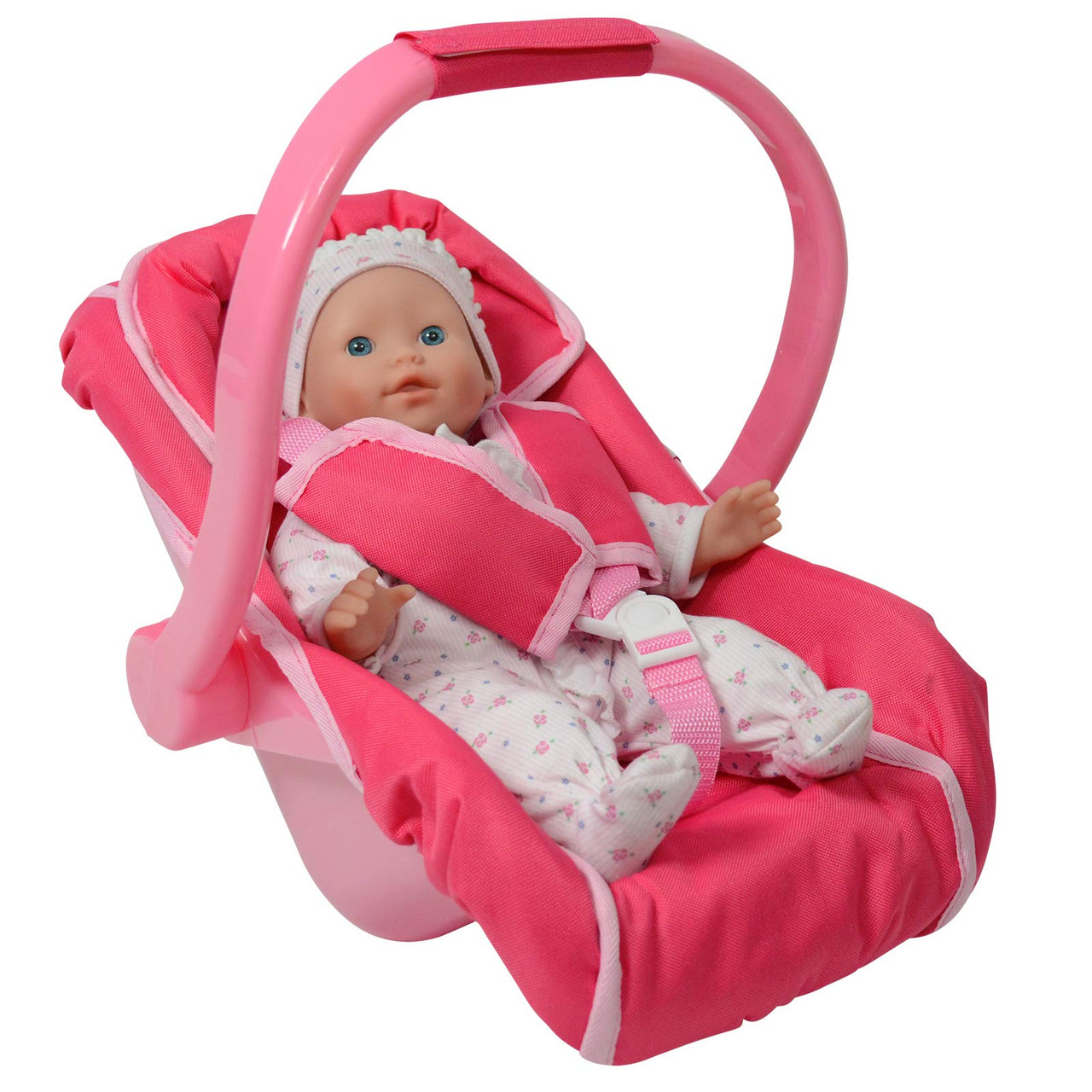 Unicorn Baby car seat and Diaper Bag for Dolls -Great Baby Doll Accessories for Travel (Car Seat) - Toys 4 U