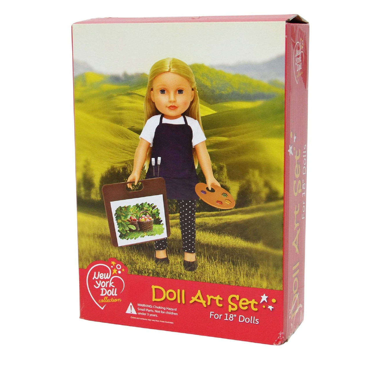 Doll Art Set - 11 Piece Art Set for 18 inch Dolls - Fits American Girl Doll  - Toys 4 U