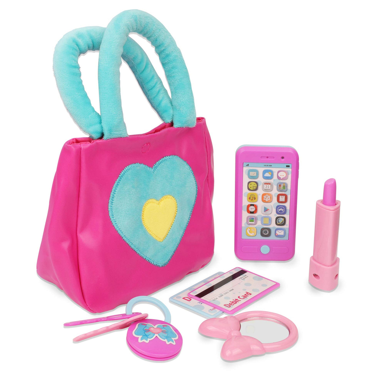 Playkidz Princess My First Purse Set 7 Pieces Kids Play Purse